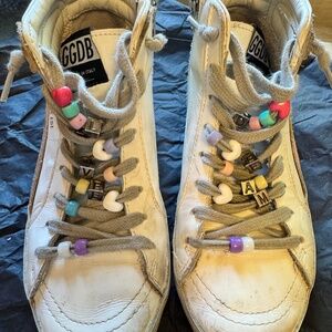 Kids Golden Goose Slide High Top Sneaker